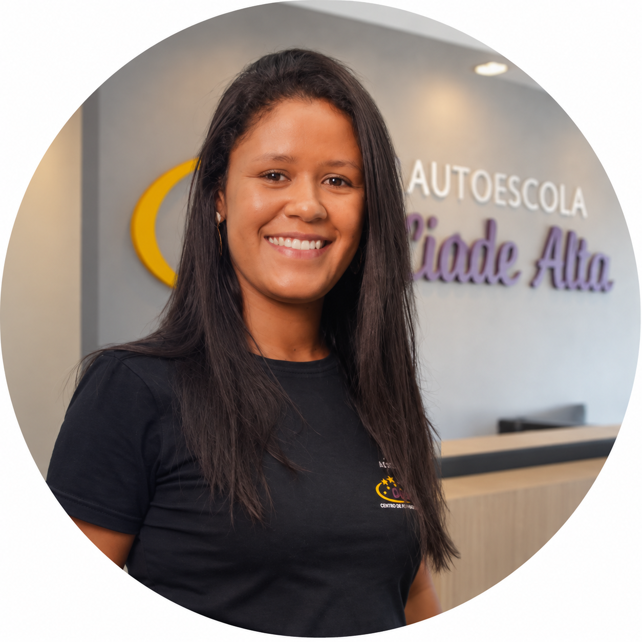 Ana Carolina, Recepcionista da Autoescola Cidade Alta