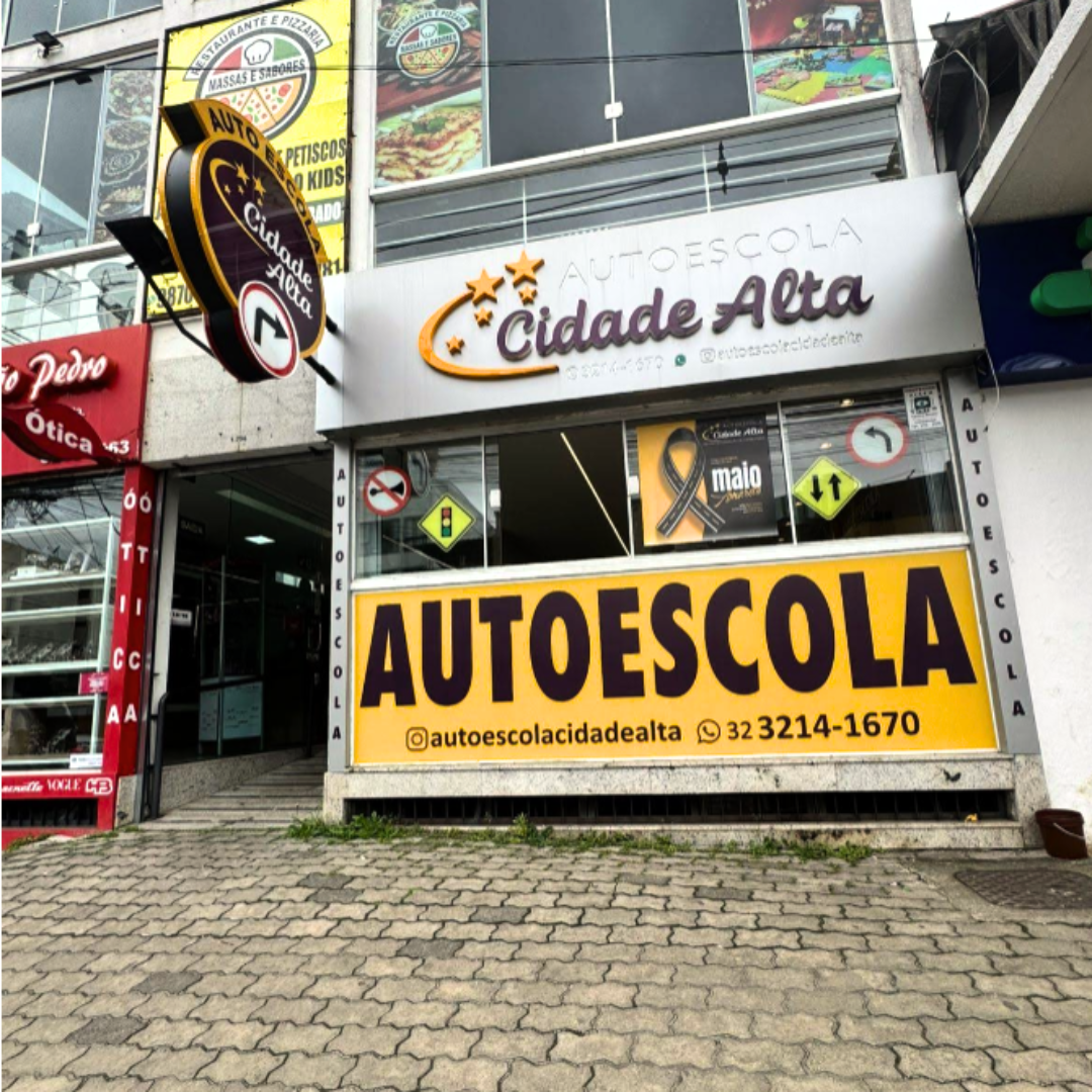 Fachada da Autoescola Cidade Alta