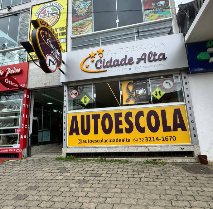 Fachada da Autoescola Cidade Alta
